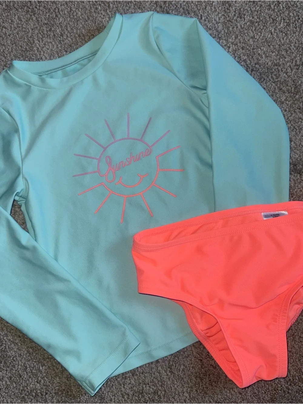 Girls’ Swim Rashguard Lot (4)